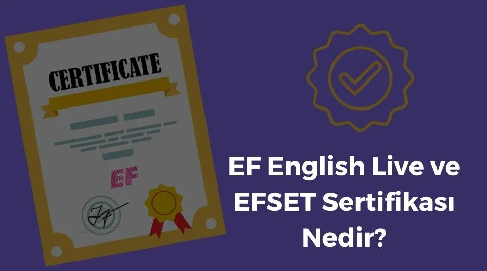 EFSET, İngilizce sertifika, EF English Live, online İngilizce