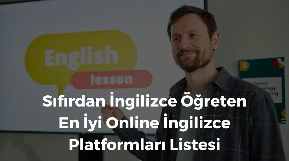 sıfırdan İngilizce, yeni başlayanlar için İngilizce, online İngilizce