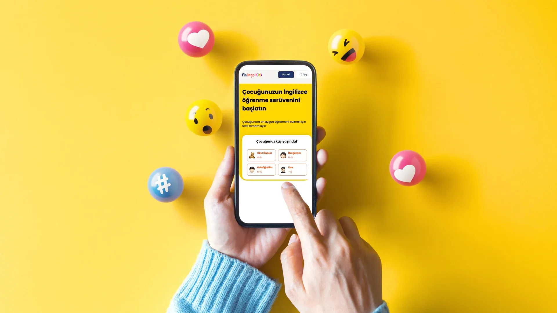 Çocuklar için Online İngilizce 